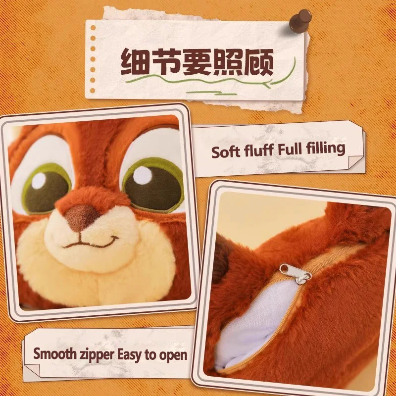 Disney Zootopia Series Mini Crossbody Bag 25CM Plush Nick Judy Cute Handbag For Girls Shoulder Bags 4