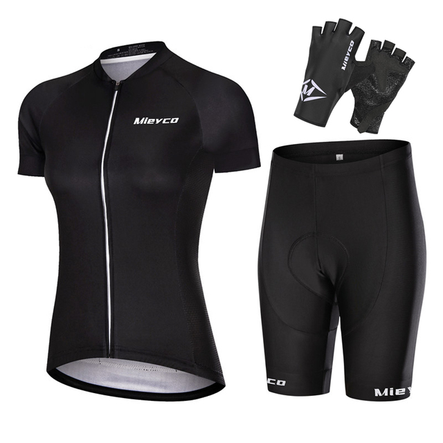 Women's Summer Suits With Shorts Anti-UV Mountain Bike Clothing For Bicycle Jersey Set Outdoor Sports Ladies MTB Dress