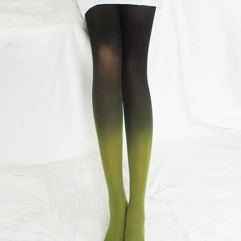 Green - Blue ombre tights - Quality Opaque Gradient Pantyhose - Green Ombre  Tights : Handmade Products 