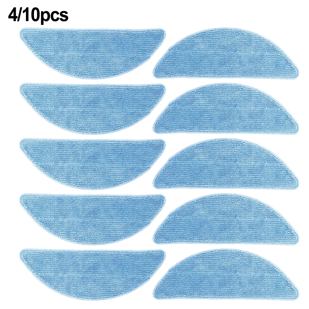 

4/10 Pcs Mop Cloths For Tesvor S7 Pro Robot Vacuum Cleaner Microfiber Washable Replaceable Accessories Home Appliance Spare Part