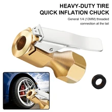 

Car Truck Tire Air Pump Chuck Tyre Valve Air Compressor Inflatable Pump Valve Clip Clamp Connector Nozzle 13MM Deflate Tool