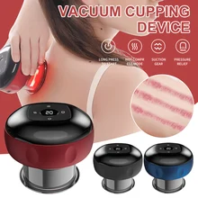 

Electric Cupping Massage Device Negative Pressure Cupping Wireless Gua Sha Vacuum Suction Cups Body Massage Health Care