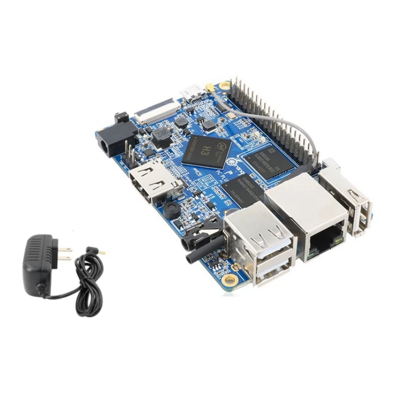 Orange Pi PC Plus H3  1GB DDR3 + 5V3A   ġ Cortex-A7  ھ  ȵ̵ 4.4/Ubuntu/Debian US Plug