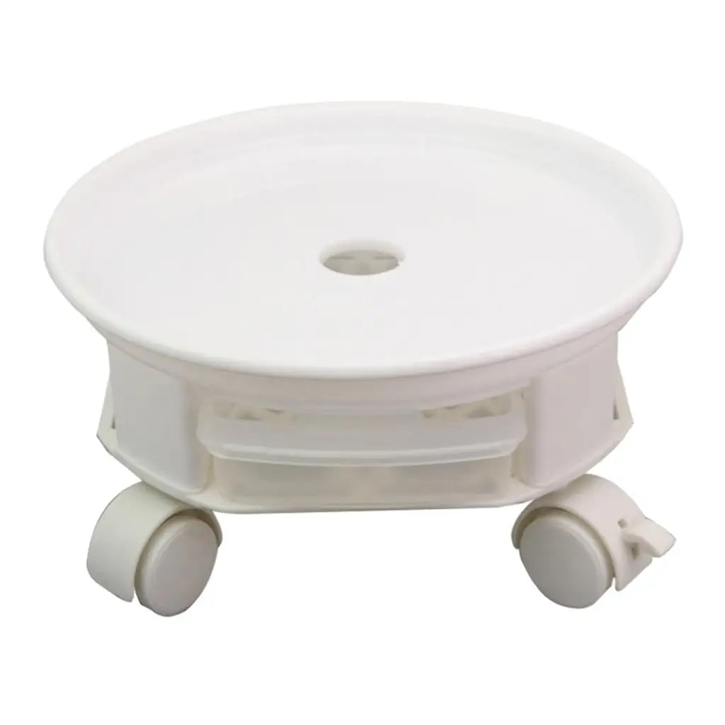 Plant Universal Wheels, Caddy Mover, Rolling with Casters-White