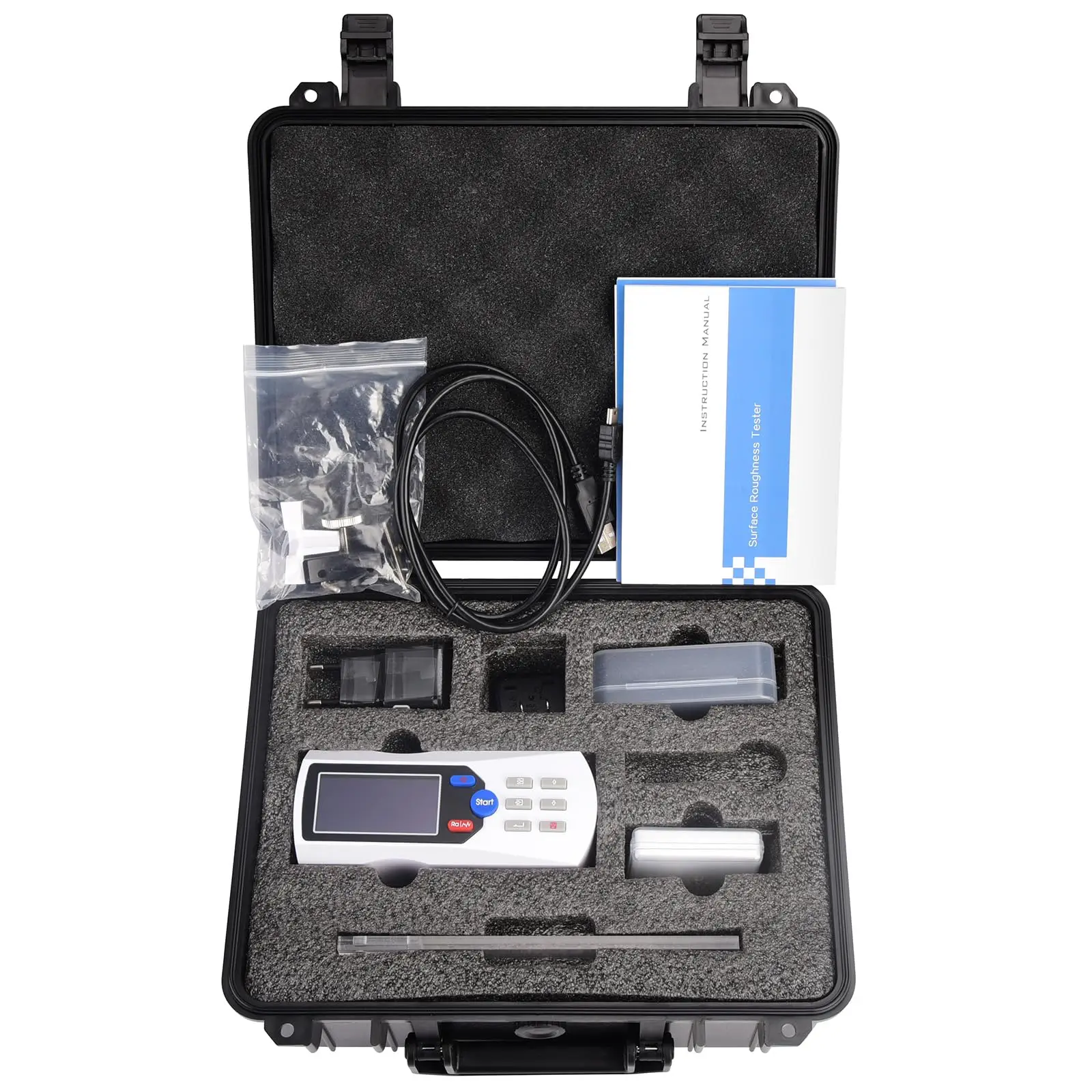 Digital Surface Roughness Tester Meter with LCD Display Handheld Measuring Instr