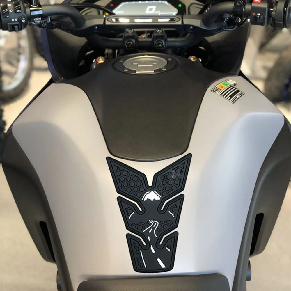 Motorcycle Side Fuel Tank Pad Non-slip Rubber Waterproof Stickers For YAMAHA tracer 9 TRACER9 TRACER 9 GT