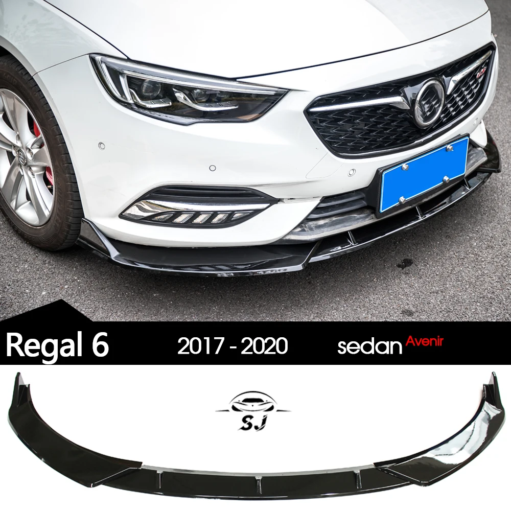 

Передний бампер из углеродного волокна, спойлер для губ, 3 шт. для Buick Regal 6, 2017-2020, чехол для Opel Vauxhall Insignia, для Holden для командора