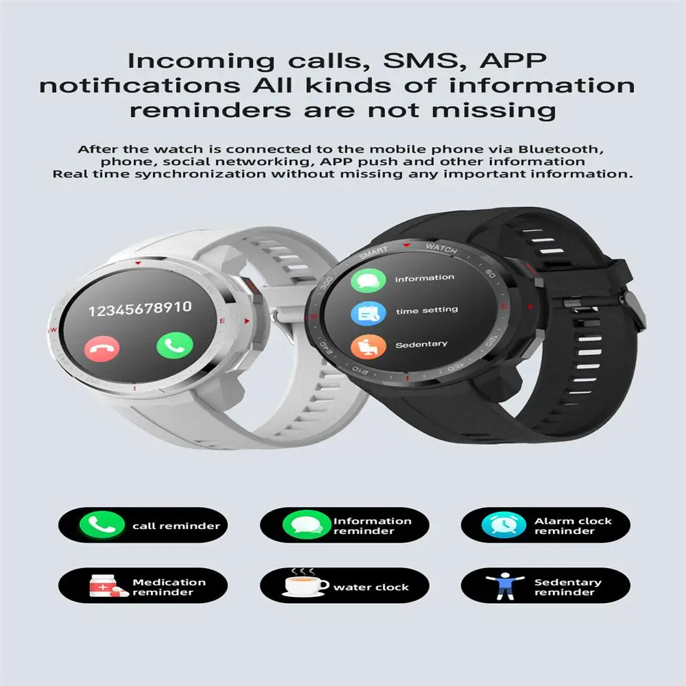 Mt12 Intelligent Watch Electronic Compass 8g Music Memory Recording Bluetooth-compatible Calling Sports Monitoring Bracelet