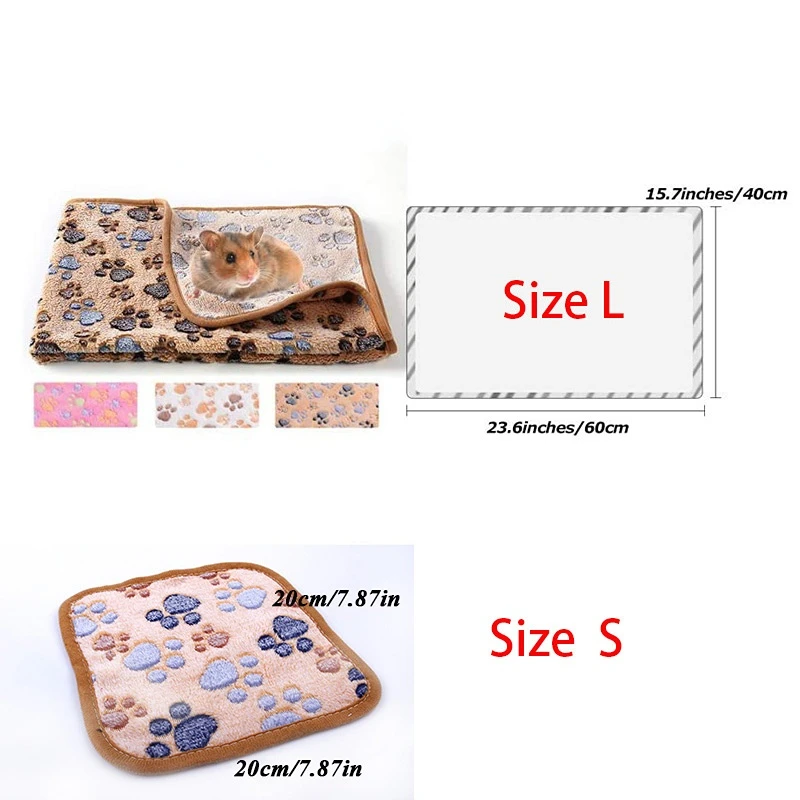 Soft Sleep Mat For Hamster Pet Pee Pad Puppy Kitten Blanket Bed Mat Guinea  Pig Plush Mat Bed Small Animal Mat For Rabbit Hamster - Cages - AliExpress