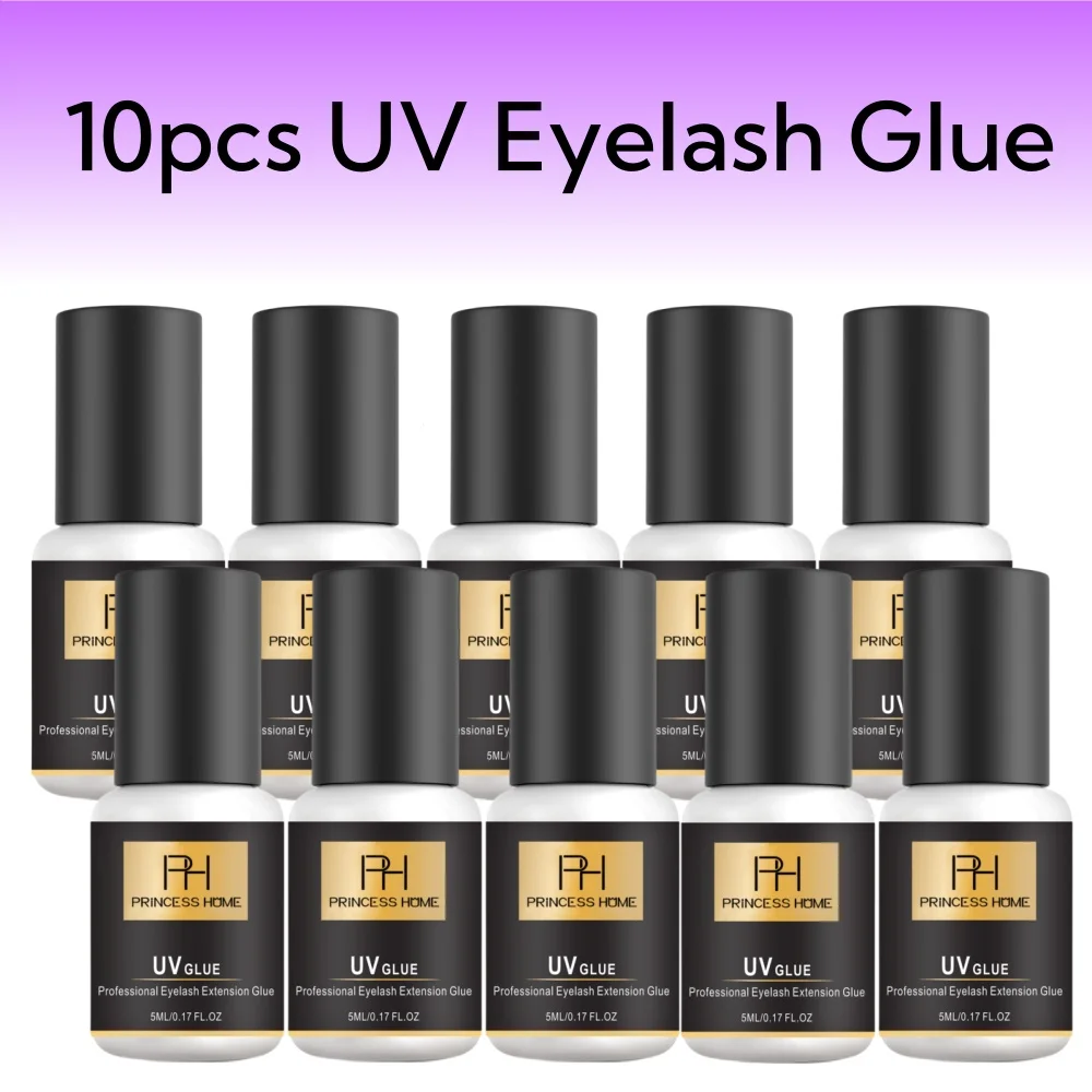 UV Glue Adhesive For Eyelash Extensions Fast Drying Strong Long Lasting