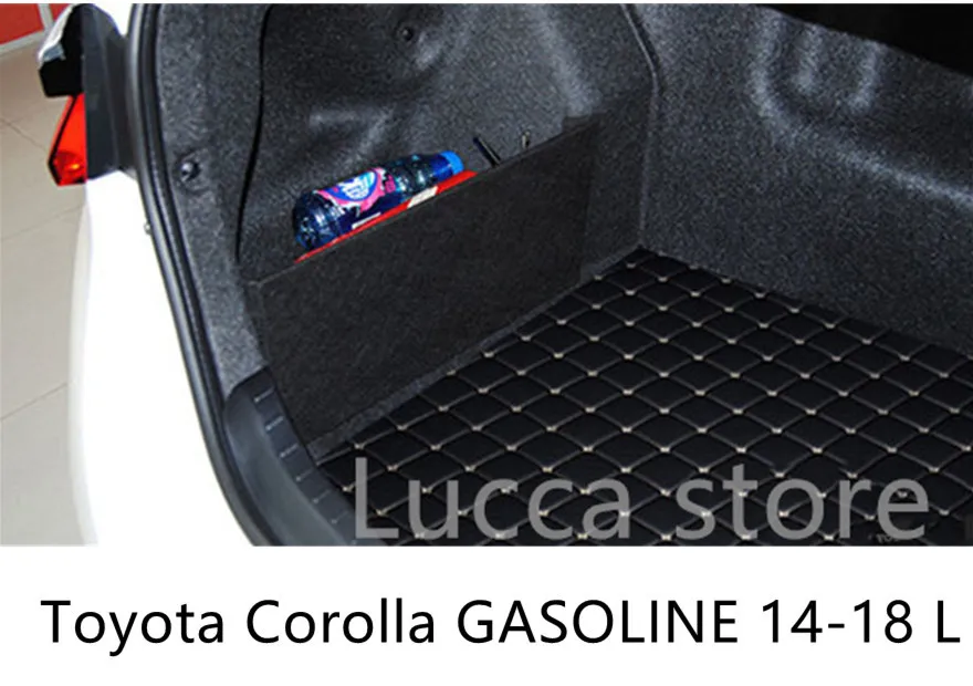 Kofferraum matten für Toyota Corolla E170 E180 2015 2016 2017 2018 Cargo  Boot Liner Aufbewahrung kissen Heck boden matte wasserdicht - AliExpress