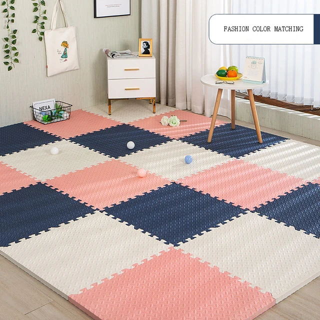 Tapis d'escalade en mousse EVA doux pour enfants, tapis de jeu Puzzle pour  bébé, carreaux d'exercice imbriqués, carreaux de sol, jouets, 30x30CM -  AliExpress