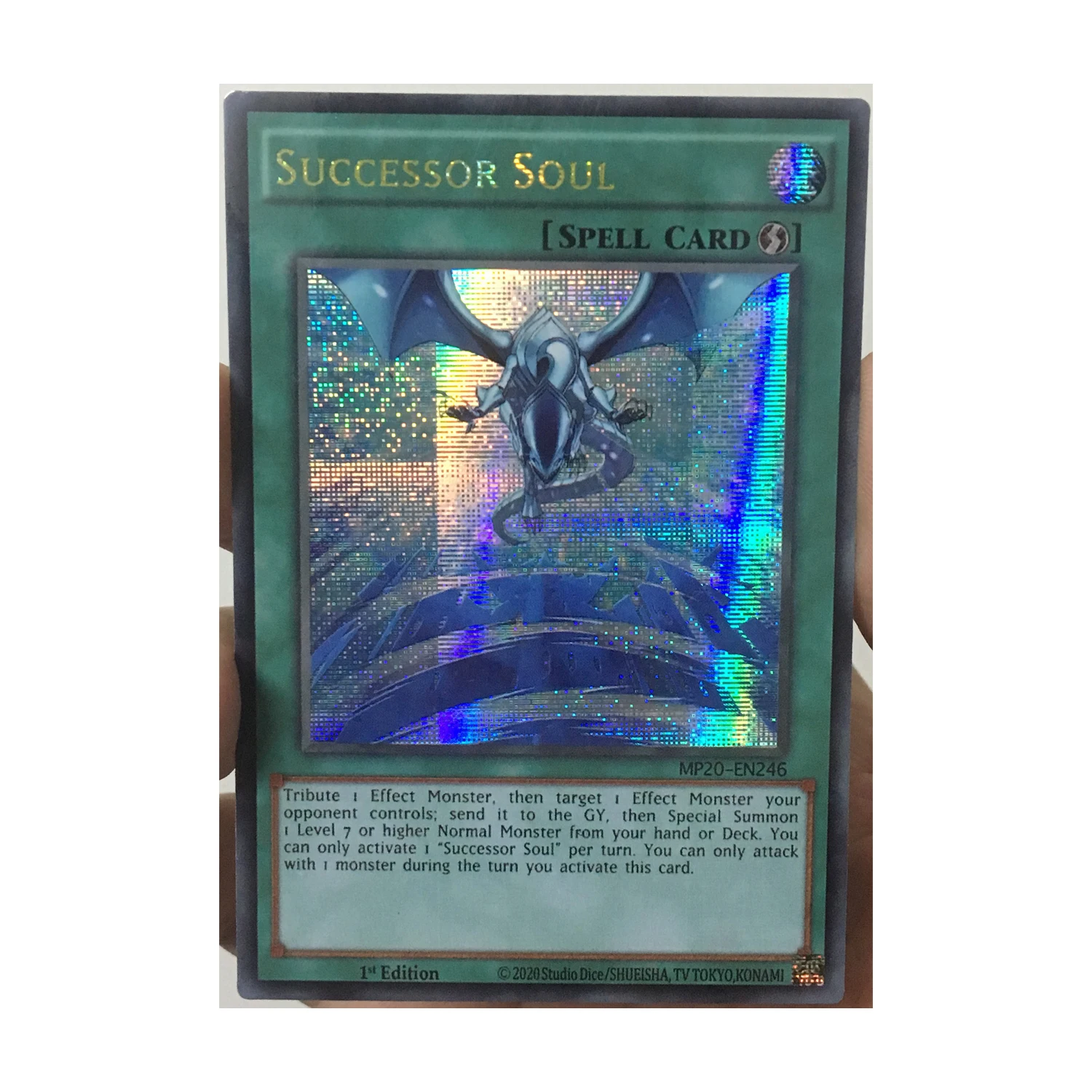 

Yu Gi Oh Successor Soul English MP20-EN246 TCG DIY Toys Hobbies Hobby Collectibles Game Collection Anime Cards
