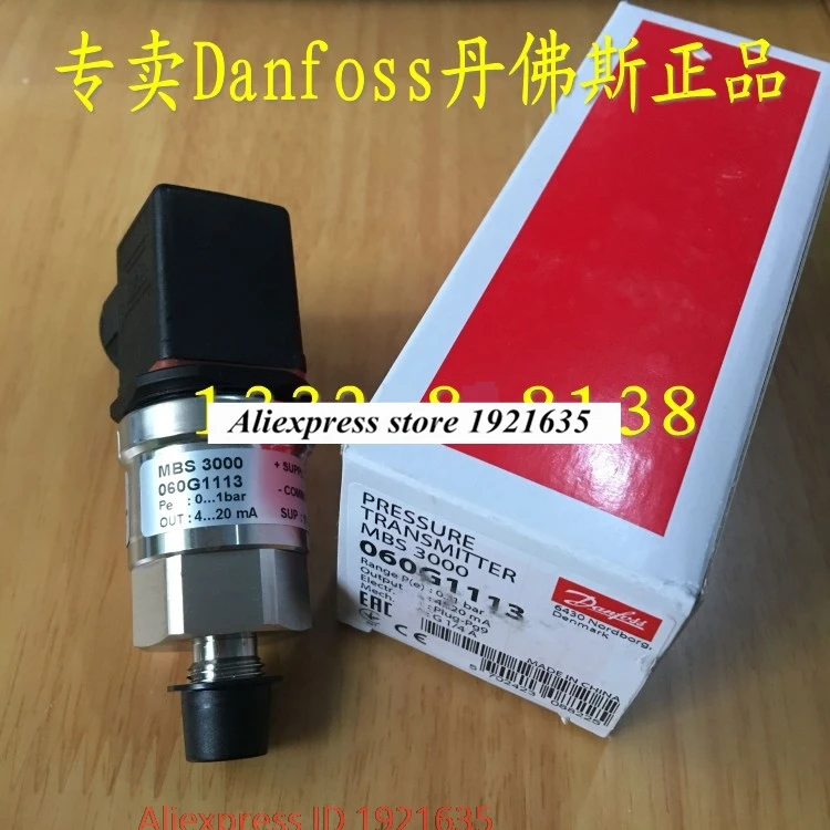 Original DAN.FOSS Pressure Transmitter Pressure Sensor MBS3000 060G1113 4-20mA 0~10m FAIRSZ STORE