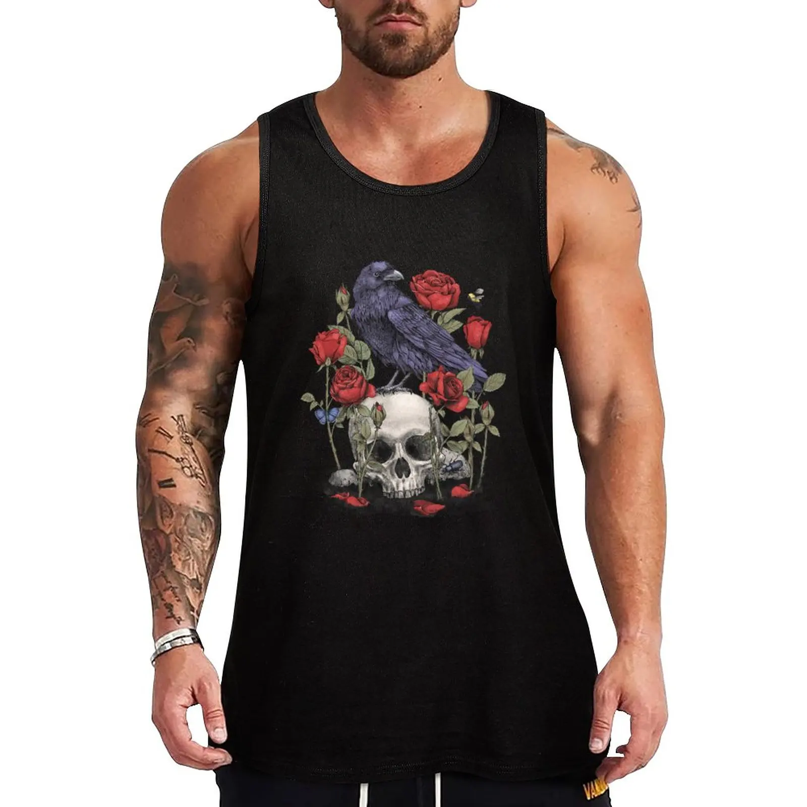 

New Memento Mori Tank Top Man summer clothes sports suits Men's singlets