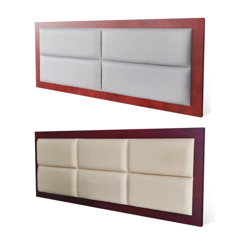 Wall Mounted Wooden King Size Hotel Bed Headboard Panels 5 Star Hotel Bedroom Set Bed Headboard Panel with Nightstand