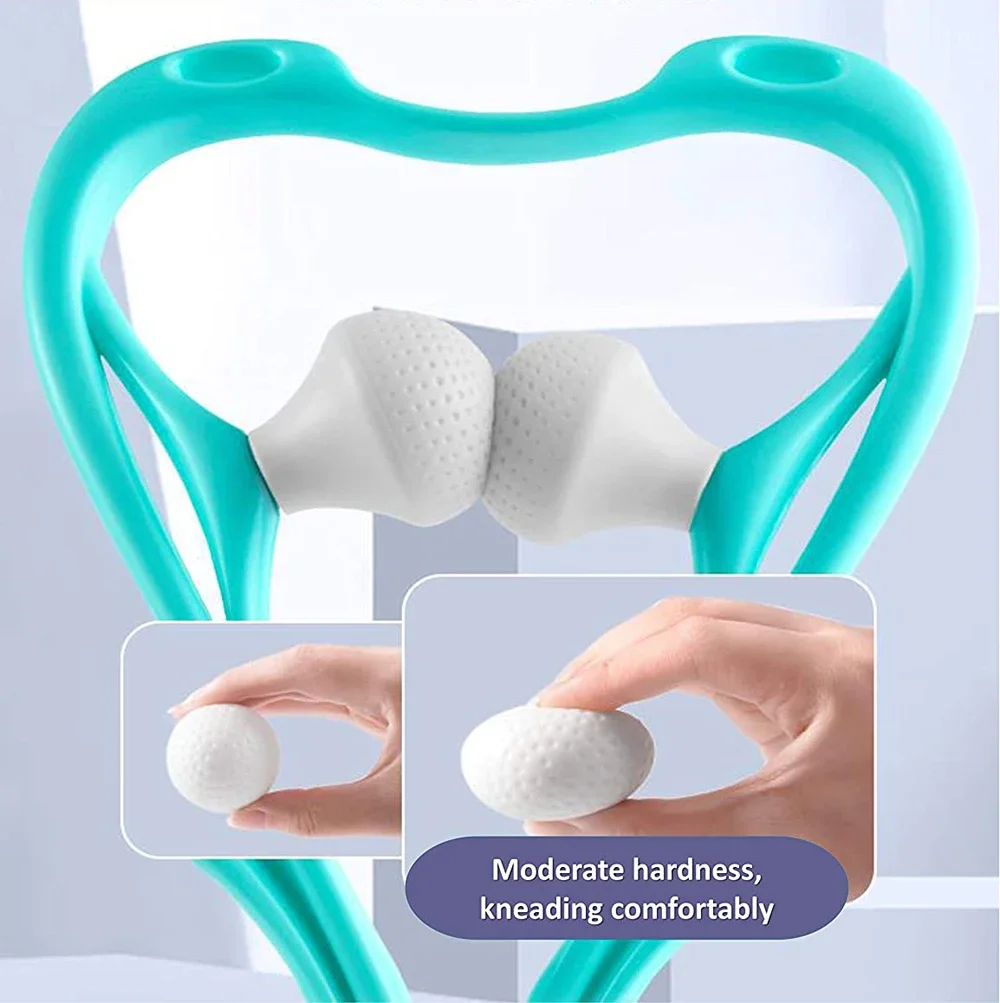 Dual Pressure Neck Massager - Handheld Deep Tissue Relaxer