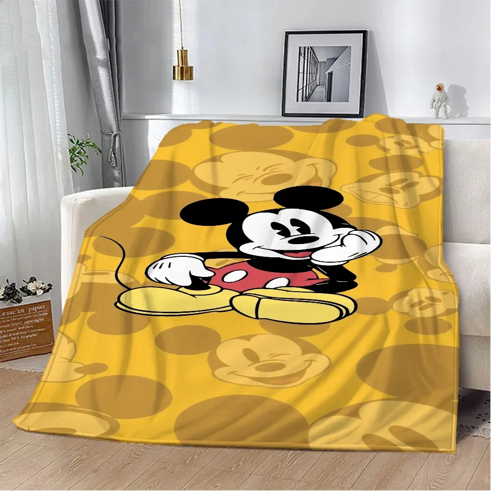 Mickey Mouse Fleece Blanket Sofa Summer Nordic Throw Blanket for Bed Bedroom Decoration Bedspread on the Bed Boho Home Decor 2