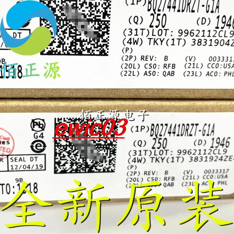 

Оригинальный stock BQ27441DRZR-G1A BQ27 441A VSON12 IC