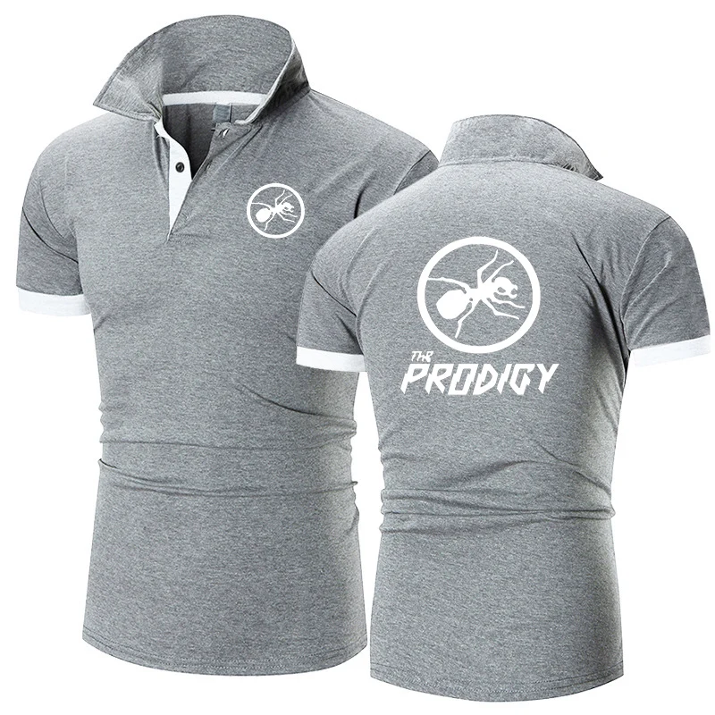 Mens Slim Fit Polo Shirts Casual Solid Color Summer Fashion