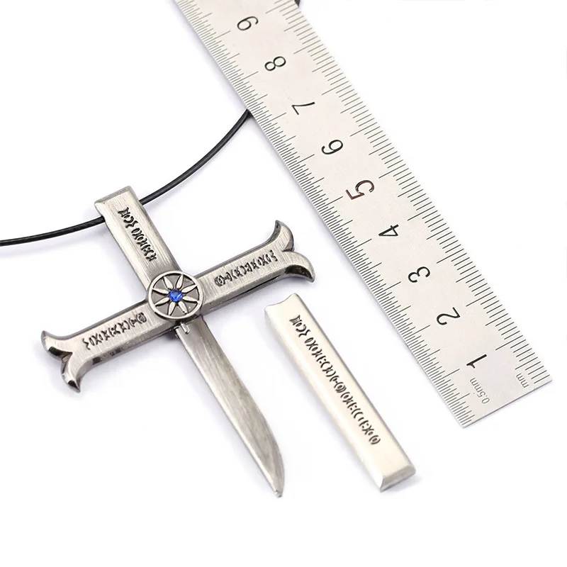 Dracule Mihawk Necklace  Cross Pendant From One Piece