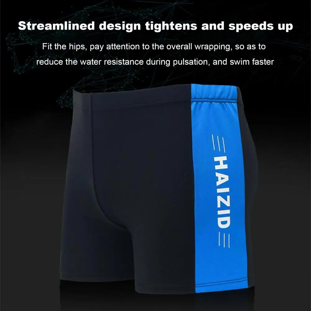 Men Swimming Trunks Plus Size Swim Trunks Water Repellent Mid-rise Men's Swim Quick Drying Breathable Swimwear for Teens