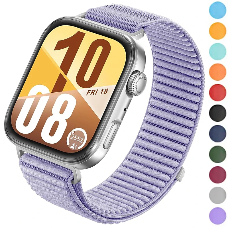 Breathable Braided Nylon Loop Strap - Comfortable Watch Band  Accessories