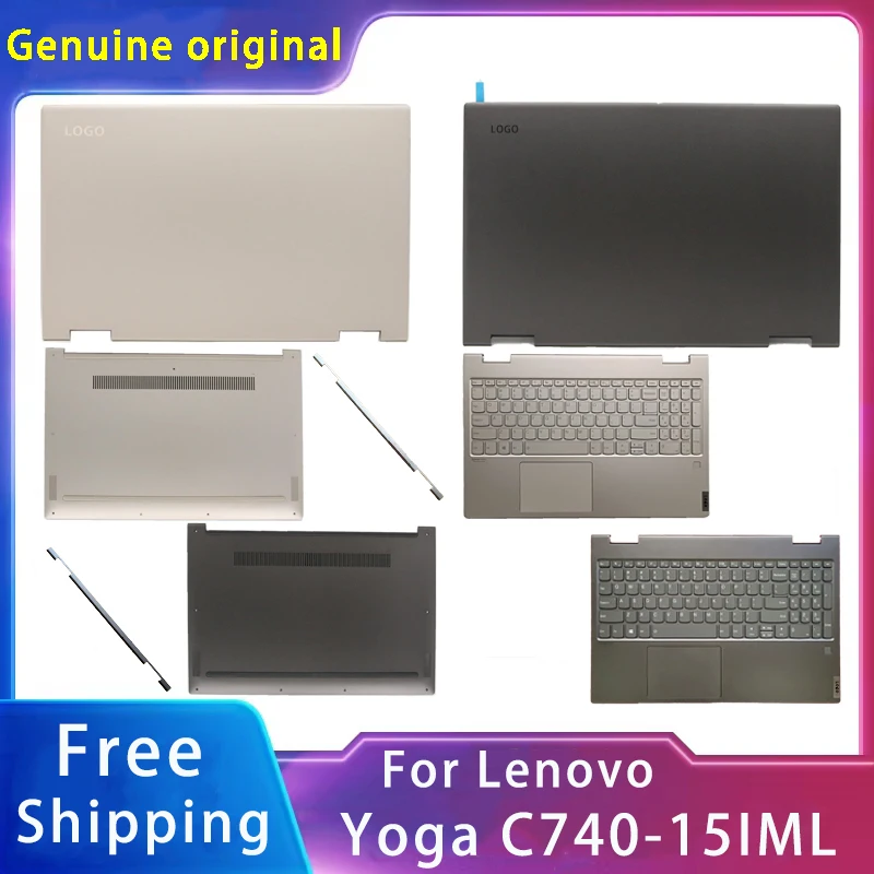 

New For Lenovo Yoga C740-15IML;Replacemen Laptop Accessories Lcd Back Cover/Bottom/Keyboard With LOGO 5CB0U43790