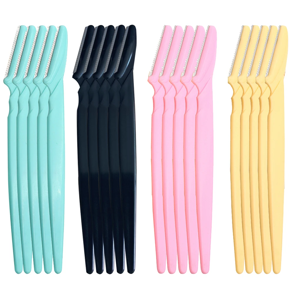 Eyebrow Trimmer Set Eyebrow Trimmer Eyebrow Razor Set Eyebrow Razor Eyebrow Scissors Hair Remover Eyebrow Trimmer Blade 10/20/40/80 Pcs Eyebrow Trimmer Face Razor Knife Eye Brow Blades Shaping Makeup Tools Facial Body Hair Removal Scraper Shaver