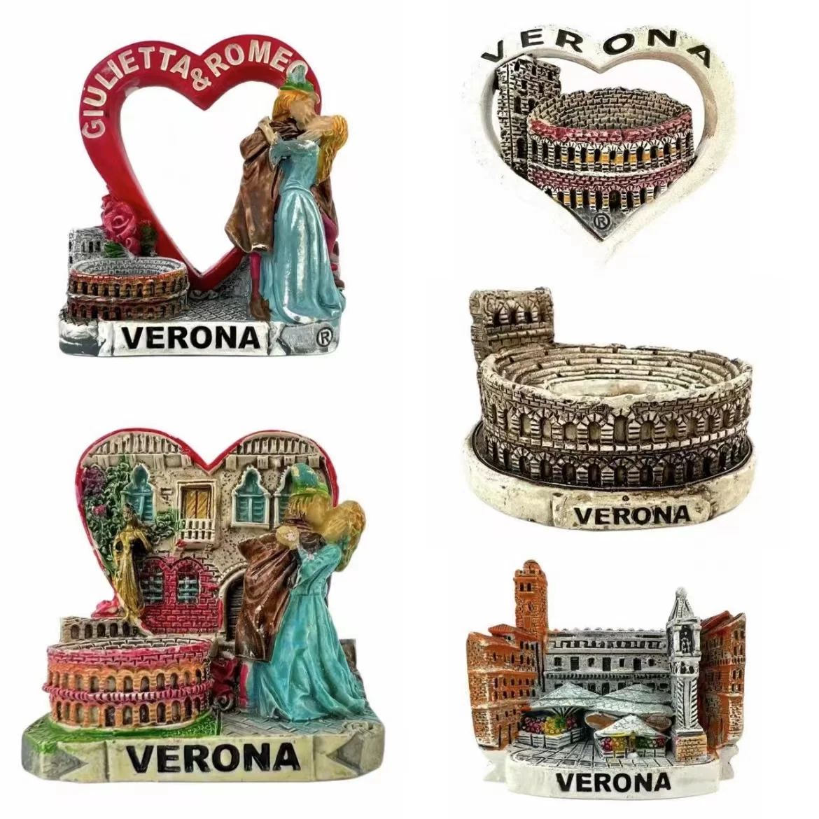 

Italy Fridge Magnets Verona Romeo and Juliet Travel Memorial Magnetic Refrigerator Stickers Gift Room Decoration Collectio