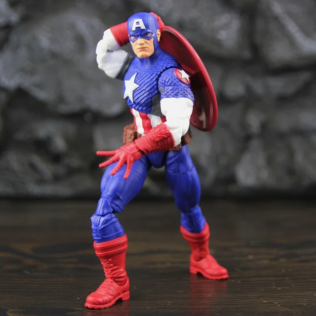 Figuras Captain America Flight Gear Marvel Legends Wave Completa