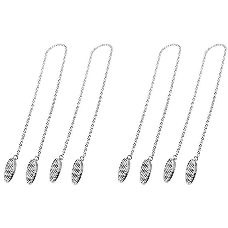 

4 Pcs Napkin Chain Napkin Holder Napkin Clips Chain Flexible Lanyard Neck Strap For Seniors Older Adults Children