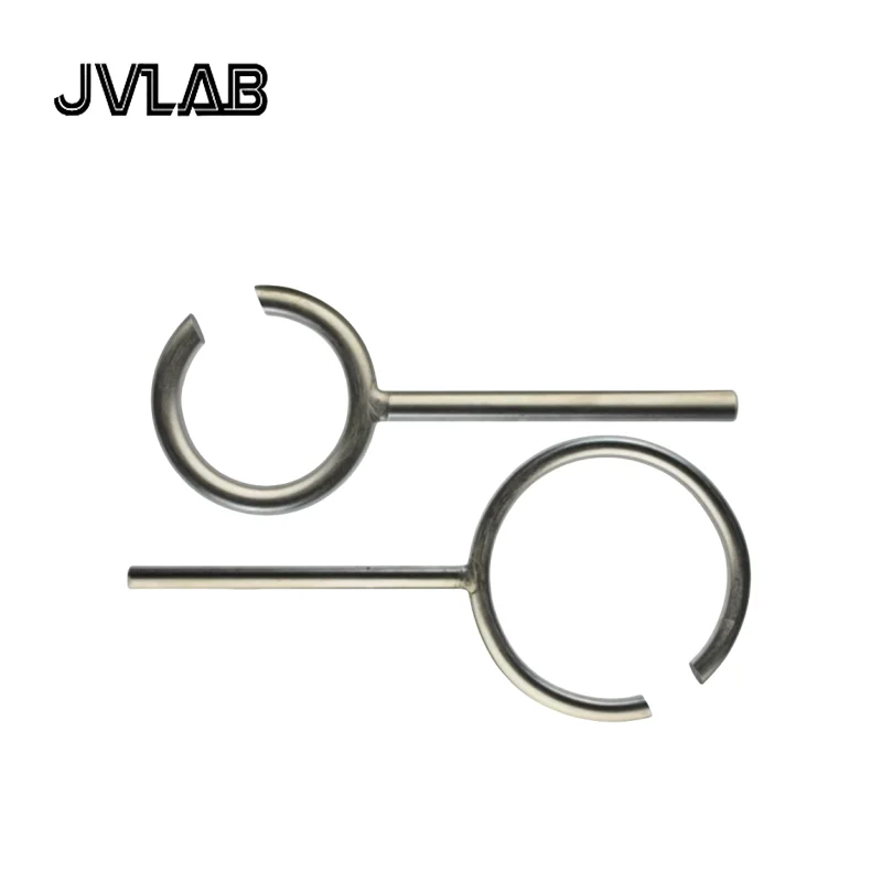 Laboratory Iron Ring Large Size Heating Ring Iron 304 Stainless Steel Rack Black