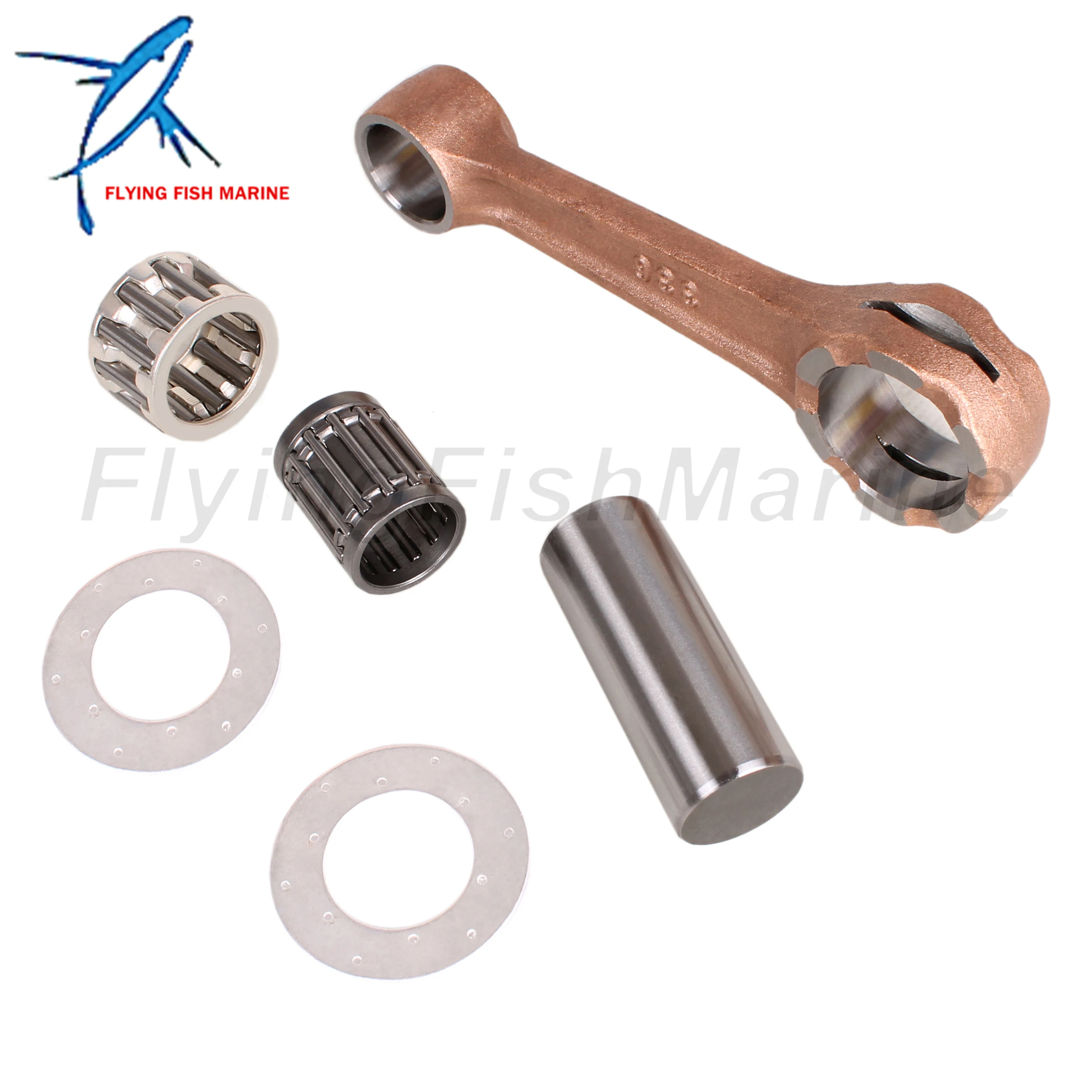 Outboard Motor 336-00040-1 336000401M Connecting Rod Kit for Tohatsu Nissan 25HP 30HP NS30A3 NS25C2 NS30A4 / 8130471 for Mercury