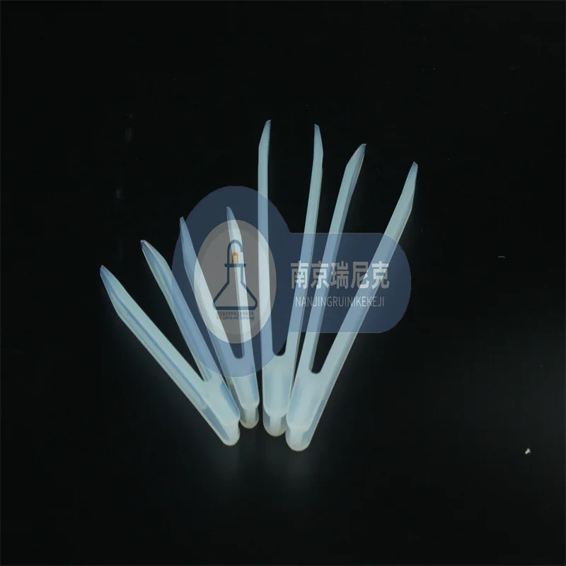 Semiconductor silicon wafer PFA tweezers 180mm resistant to strong acid and alkali, high and low temperature resistant