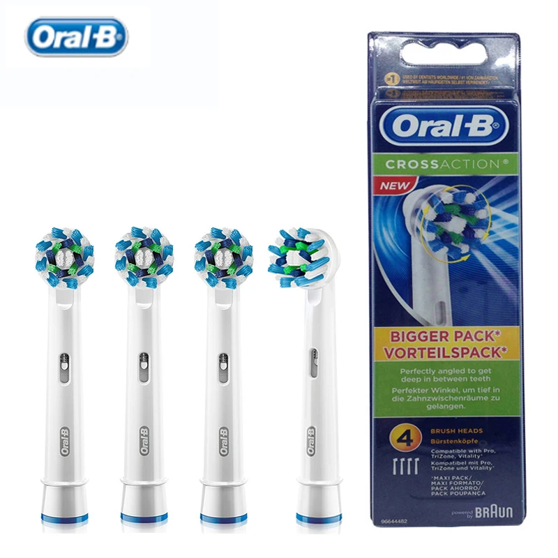 Testine Per Spazzolino Elettrico Sostituibili Oral-B Azione Trasversale Rimozione Delle Macchie Di 16 Gradi Ugelli Orali Originali B Testina Per Spazz
