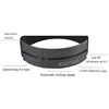 Reflective Elastic Waistband Sport Bag Double Zipper Pocket Running Gym Yoga Waist Belt Pack Phone Waist Wallet Bag 3