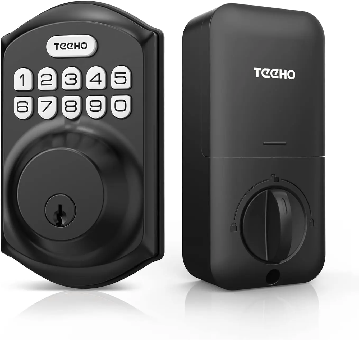 

TE001 Keyless Entry Door Lock with Keypad - Smart Deadbolt Lock for Front Door with 2 Keys - Auto Lock - Easy Installation | USA
