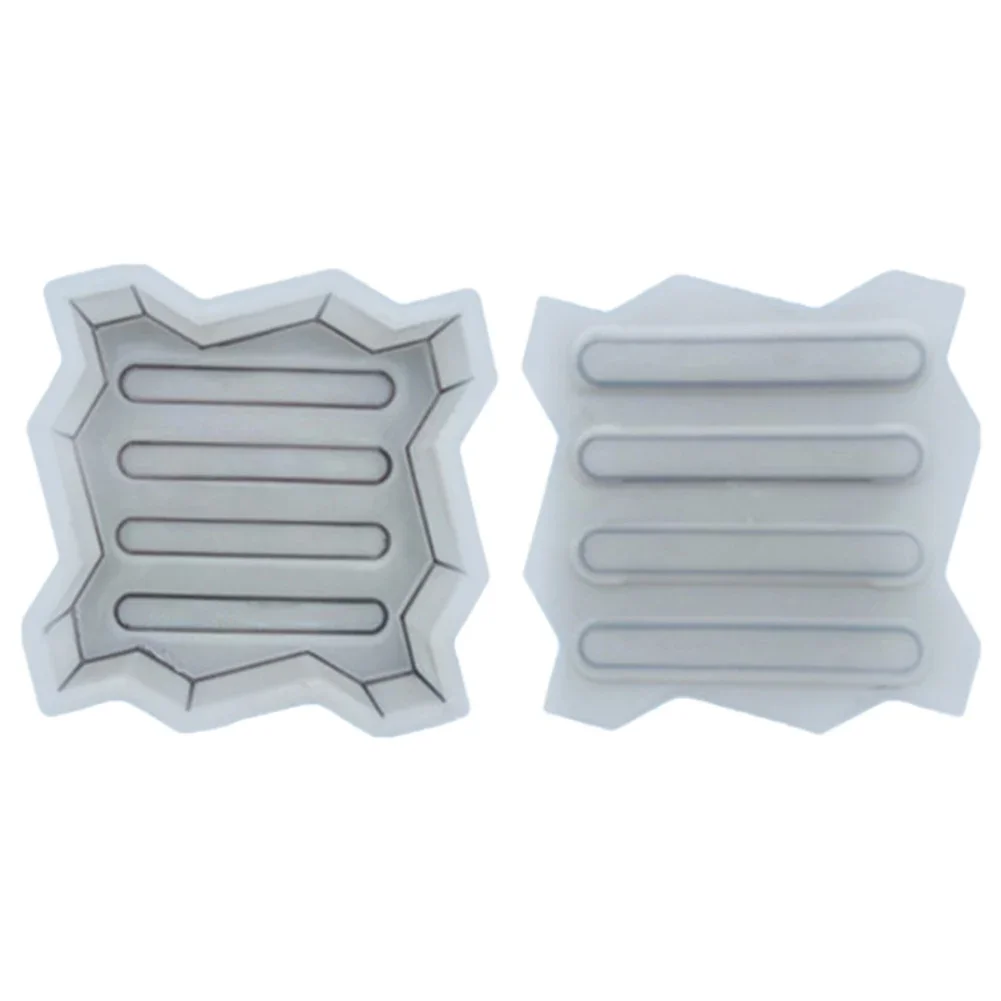 Plastic Concrete Molds Reusable DIY Road Path Paving Brick Mould Garden Path Concrete Brick Mold for Sidewalk Walkway Patio