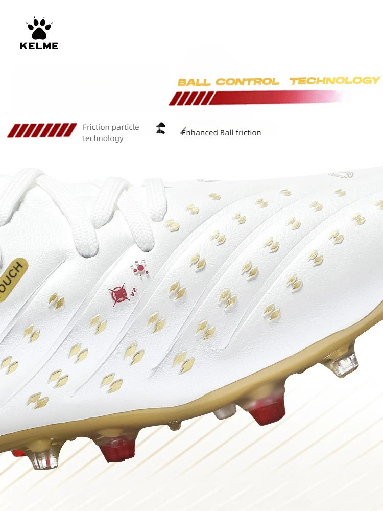 Football Shoes Kelme Football Shoes Men's Mg Soccer Shoes Professional Competition Artificial Grass Training Adult Sports