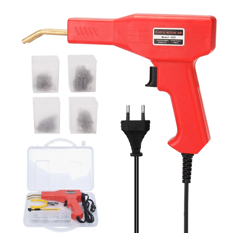 

Plastic Welding Machine Workshop Garage Tools Hot Staplers Machine Staple PVC Repairing Car Bumper Repair Plastic Welder Staples