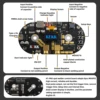 K7-PRO Spot Welder Machine Capacitor Spot Welding Control Board Kit Spot Welders Controller Module for DIY 18650 Lithium Battery 4