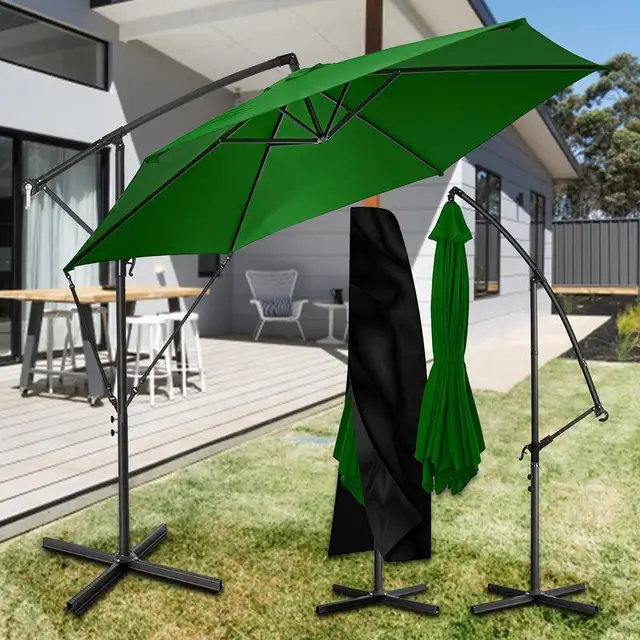 Szélvédelem A Nagy Konzolos Napernyők Számára Hajtókar Parasols Időjárásálló Rögzített Hevederhorgokhoz Horgokkal - Image 5