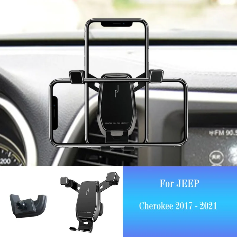 Car Mobile Phone Holder For Jeep Compass 20172021 Smartphone Mount Car