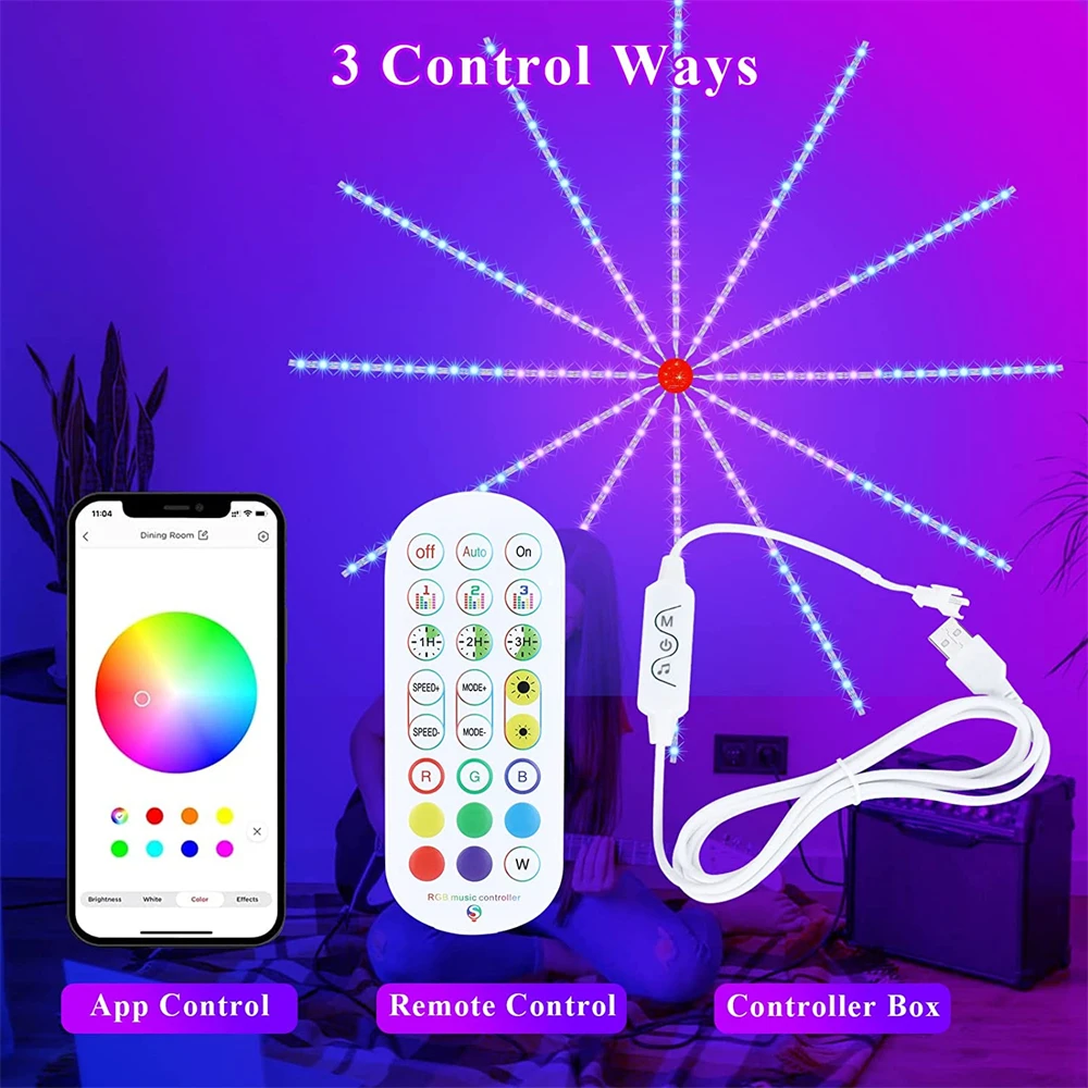 Рисунок 4 - USB-лампа в виде фейерверка