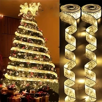 Lighted Christmas Ribbon 1