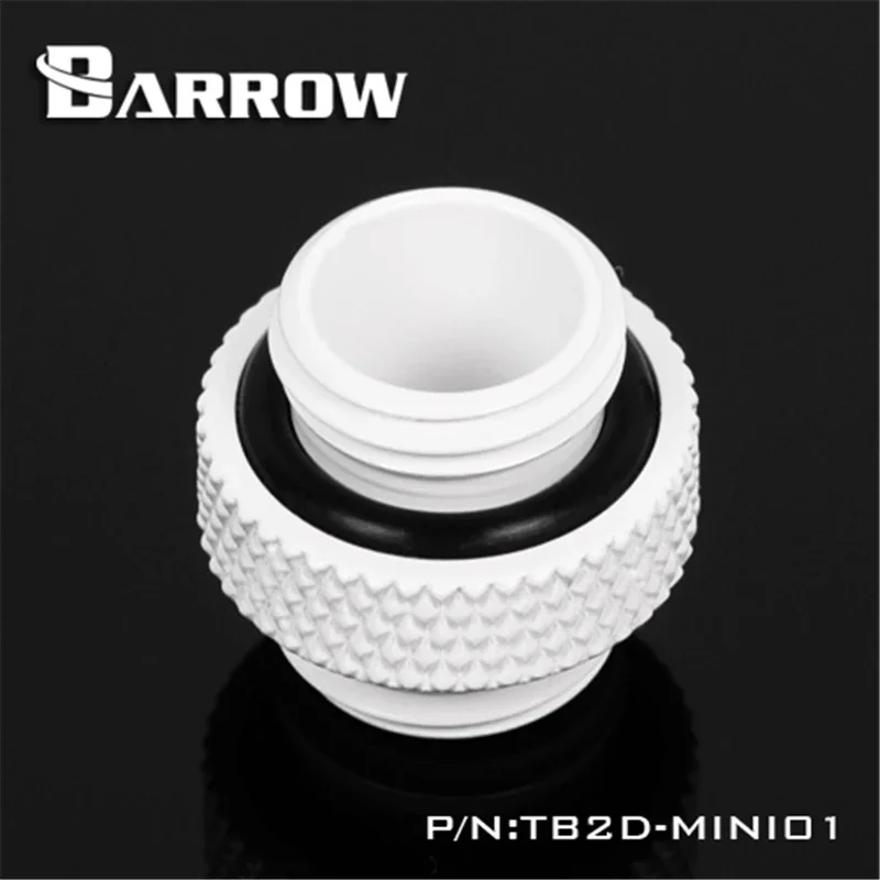 Extender Fitting Angled Adapter Fitting Water Cooling Fitting Barrow G1 / 4 ' ' Mini Dual External Thread Connection Double Male Adapter Thread Connection For Water Cooling System TB2D-MINI01