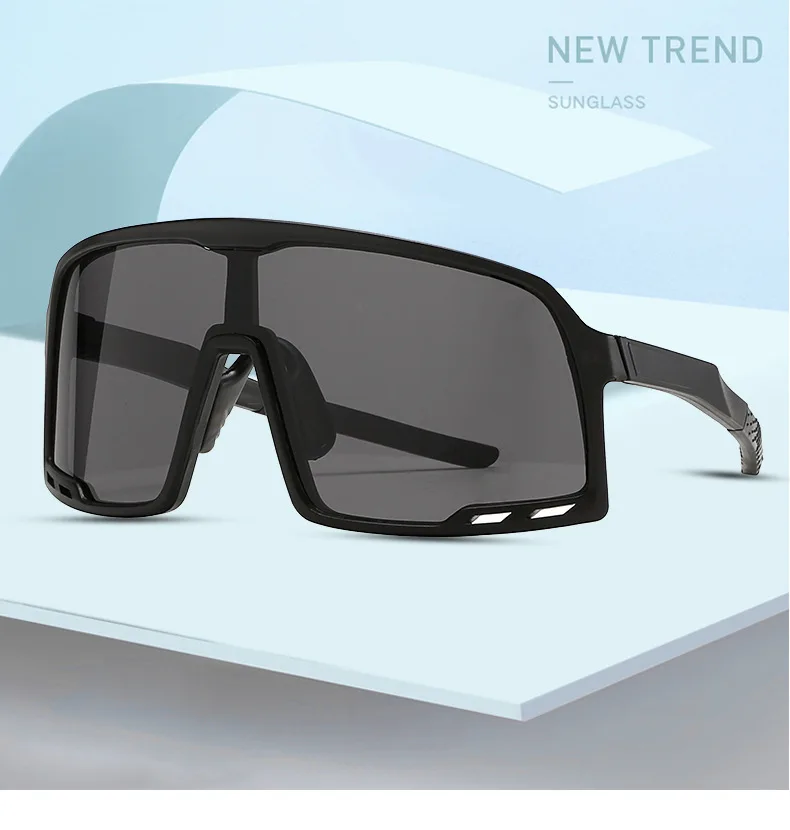 

Cycling Sunglasses Outdoor One-piece Frame Sports Goggles Fashionable Colorful Reflective Lenses for Men Women Bicycle Goggles