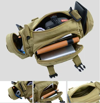 High Quality Outdoor Military Tactical Backpack Waist Pack Waist Bag Mochilas Molle Camping Hiking Pouch 3P Chest Bag 5