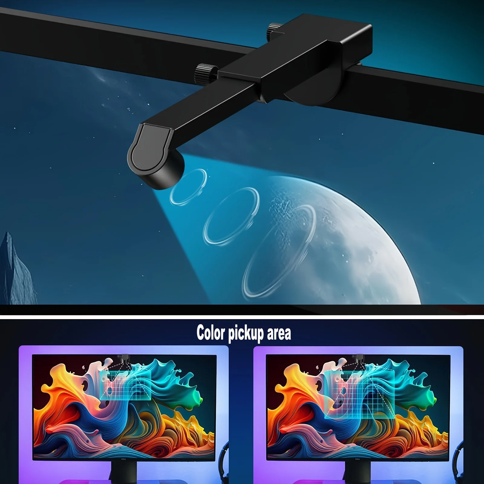 USB RGBIC светодиодный Strip с камерой TV Screen Music Sync APP для игровой спальни TV Background